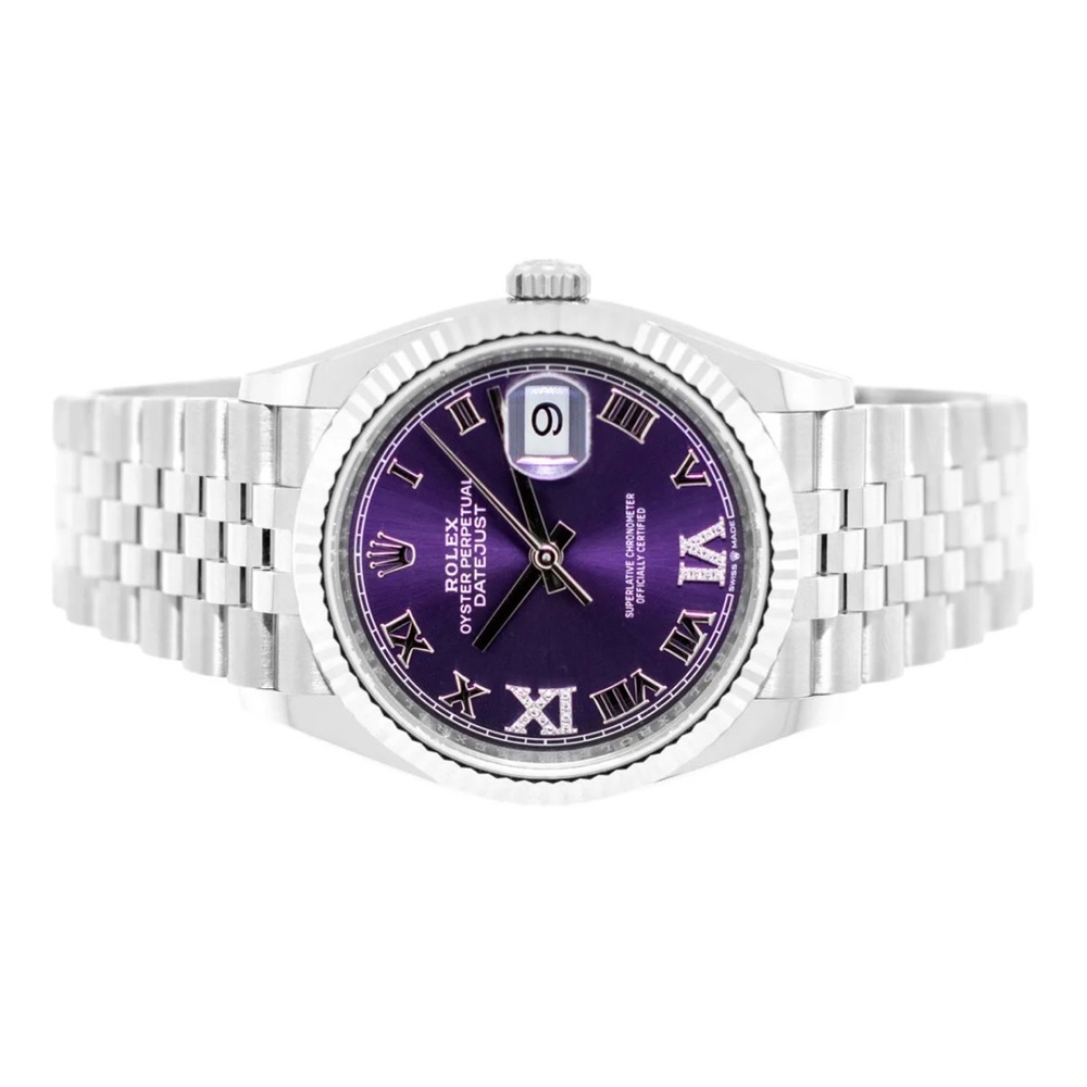 Rolex Datejust 36MM White Gold Bezel, purplish gray dial gently loved. - Picture 7 of 10